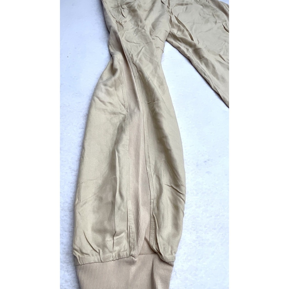 Guess Chic Beige Linen Blend Joggers Size Large 03GB00 W7KD0 NEW WITHOUTOUT TAGS - Picture 6 of 11